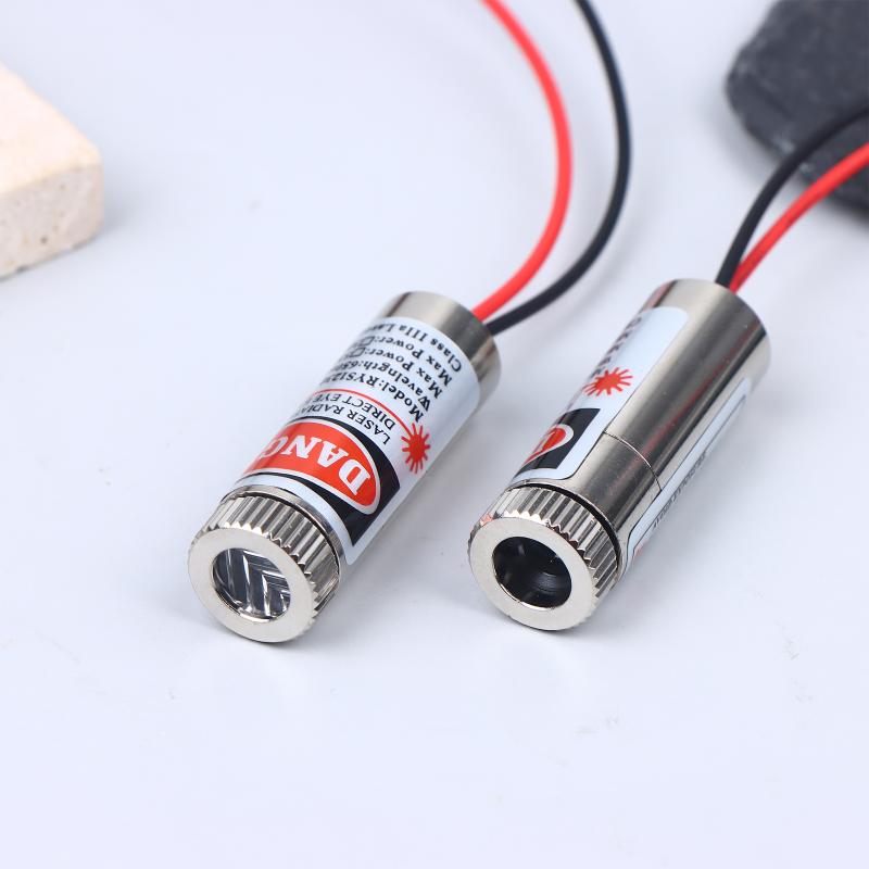 1/2/3 PCS 650nm 5mW 5V Laser Diode Module - Red Point/Line/Cross Copper Head Laser Pointer for Alignment