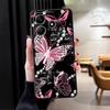 Простой чехол-бампер с бабочкой для Xiaomi Redmi Note 14 13 Pro Plus 14C 10 12C 13C 12 11 9 8 7 A1 K80 A4 A5 A3 A1 K40 A2