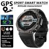HD Часы Встроенный Двухдиапазонный GPS Умные Часы Мужские Смарт-часы Компас Высотомер Барометрический 5ATM IP69K Водонепроницаемые AMOLED