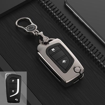 Для Toyota Corolla Levin Camry Highlander Rav4 Prado Чехол-брелок из алюминиевого сплава Чехол-сумка для ключа Защитный чехол Аксессуары