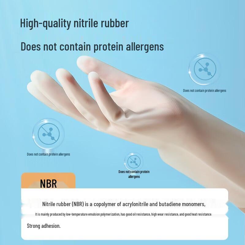 MARYYA Nitrile Durable Long Cleaning Gloves