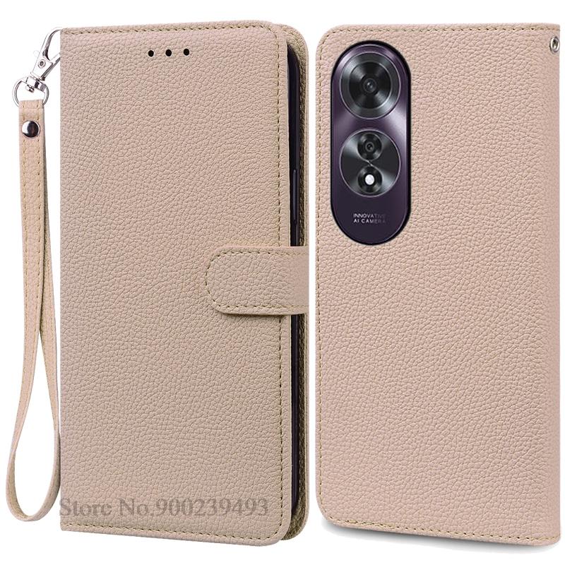 For OPPO A60 4G Case Wallet Flip Leather Case For OPPO A60 Cover Book Fundas For Oppo A60 Mobile Case Coque Shell