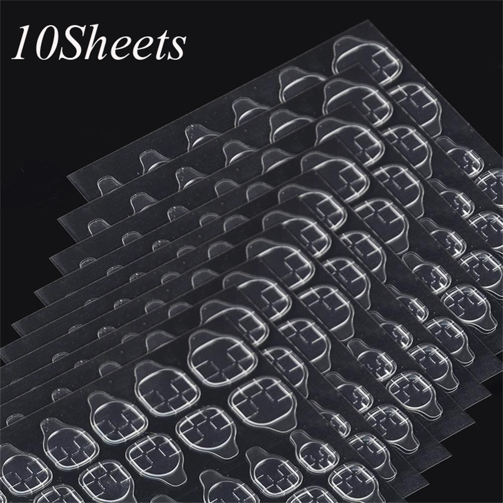 Красота Прозрачный Ультратонкий Инструмент Для Наращивания Клейкие Ленты Накладные Типсы Двусторонние Наклейки