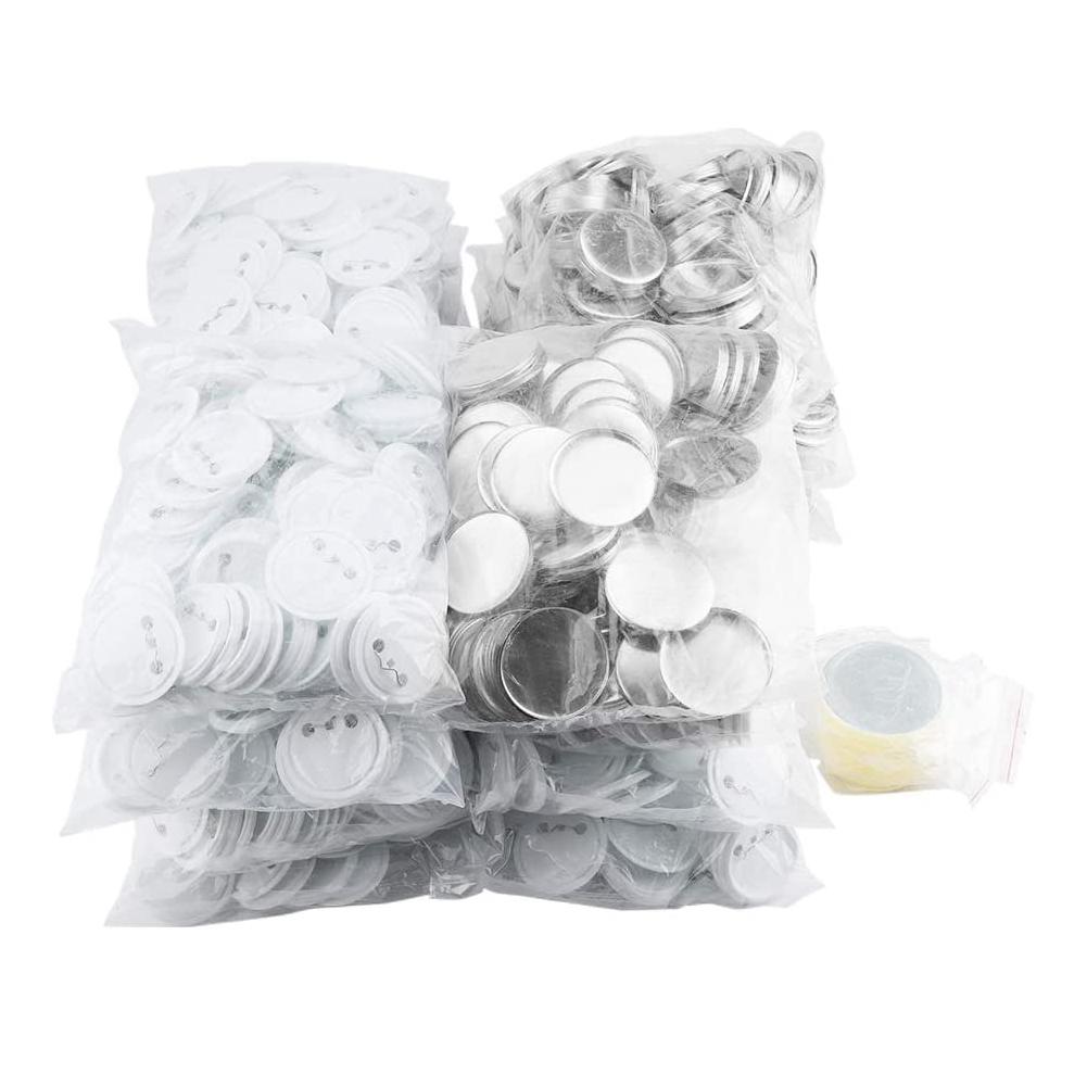 1000pcs 58mm DIY Blank Pin Badge Button Parts Consumables for Pro Button Maker