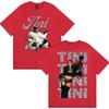 Hip Hop T Shirt Singer Tini Stoessel Album Double Sided Print Tops Fashion Aesthetic Vintage Tshirt Cotton Oversized Tshirts