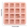 Квадратная форма для карамельных конфет, силиконовая форма на 16 полостей, шоколадные трюфели для жирных бомб, кето-закусок, форма для кубиков льда, желейное желе, восковые тарелки