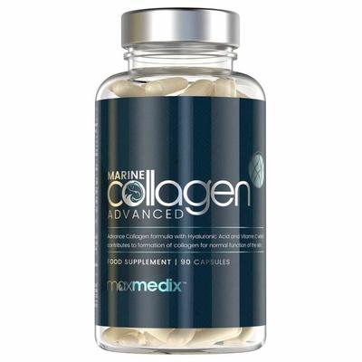 Max Medix Морской коллаген + Гиалуроновая кислота 90 капсул