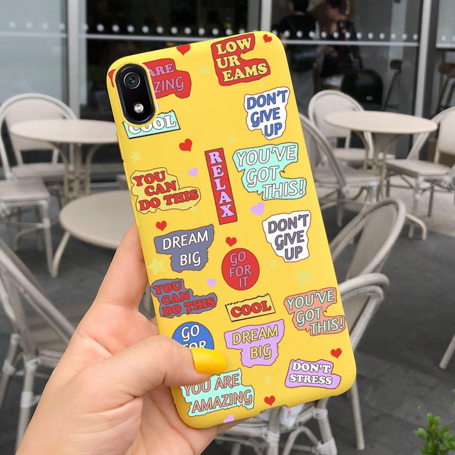 For Xiaomi Redmi Note 7 Case Redmi 7 7A Soft Silicoen Love Heart Flowers Back Cover Phone Case On Redmi 7A Note7 Redmi7 Bumper