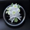 Diffusing Stone Eternal Rose Bouquet Car Air Vent Perfume Aromatherapy Decoration Fresh Flower Car Fragrance