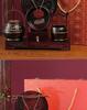 High-Grade Solid Wood Red Sandalwood Wedding Dowry Joy Bucket Ornament