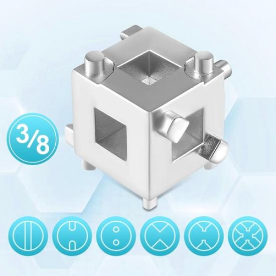 3/8" Инструмент для сжатия поршня тормозного суппорта, Дисковый тормозной поршень C из нержавеющей стали