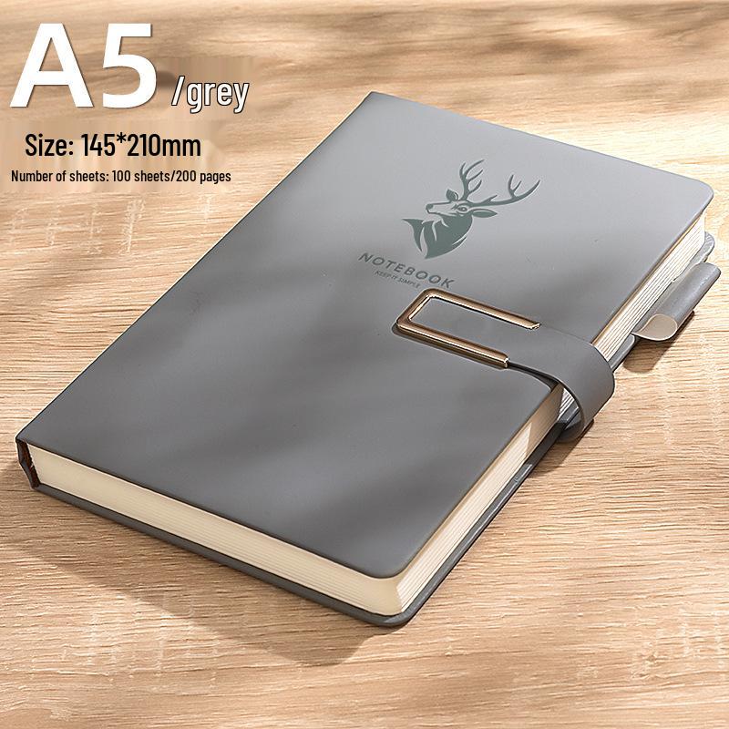 Personalized A5 Business Notebook with Logo - Thick Notebook for Office, Meetings, and Diary Use