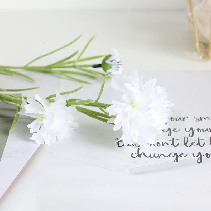 70см 3 ветки/букет Искусственный цветок Шелковый василек Искусственные цветы Искусственное растение Домашний декор Свадебный декор Реквизит для фото