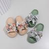4.5CM Thick Soled Fashionable Bow Slippers for Women's Summer, Soft Soled Sandals for Home Use, Plus Size Shoes