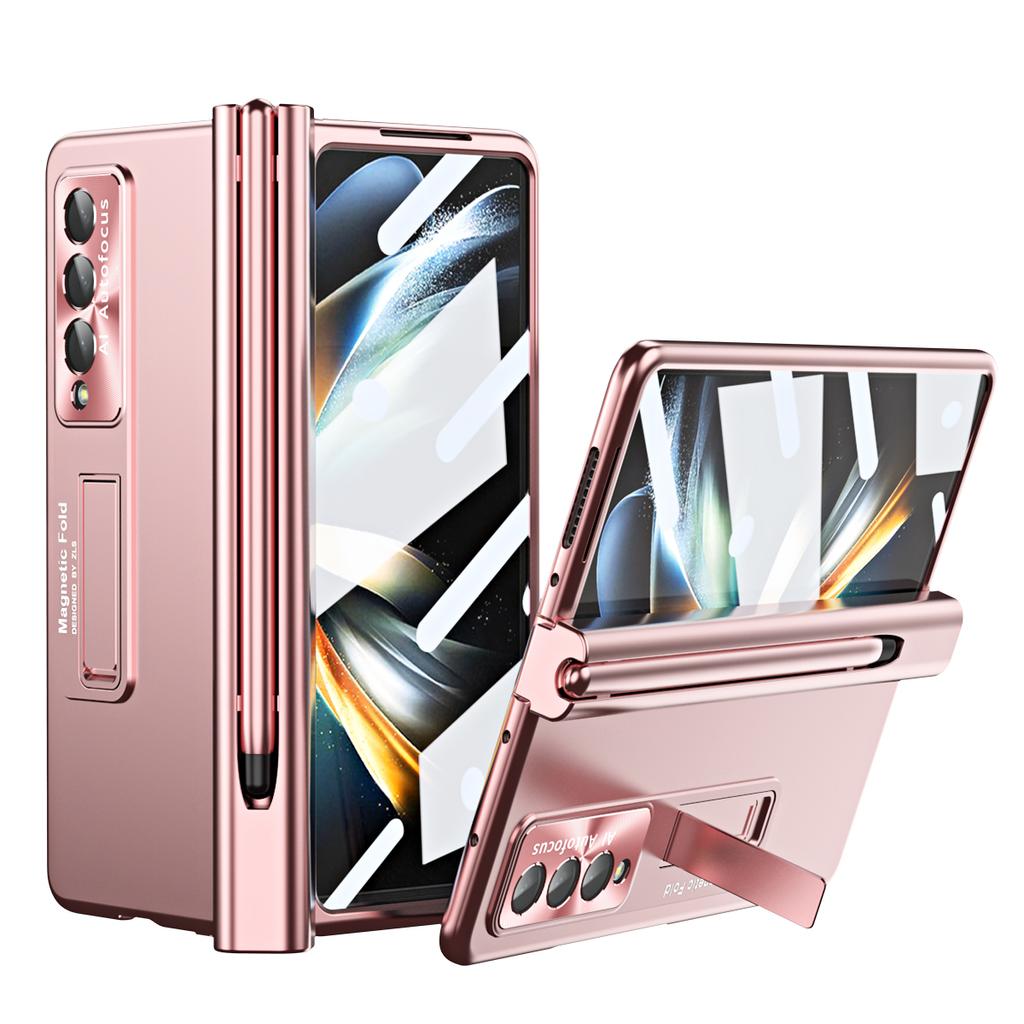 Чехол для телефона Galaxy Z Fold4 S со слотом для ручки, чехол для телефона Samsung Galaxy Z Fold4 Fold 4 5G Fold3 Fold 3 Zfold4, передняя стеклянная пленка