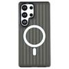 X-LEVEL Чехол для Samsung Galaxy S25 Ultra Совместимый с MagSafe Гофрированная текстура ПК+ТПУ Чехол для телефона