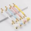 Modern Colored Ceramic Furniture Handle Golden Wardrobe Cabinet Handles Closet Door Knob Dressing Table And Drawer Pull Hardware