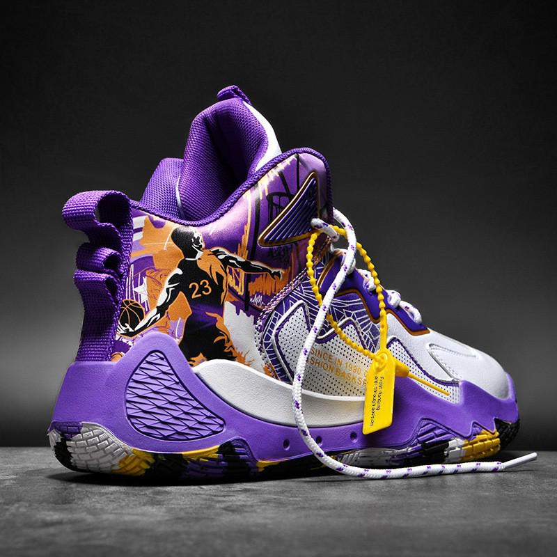 Детские высокие кожаные баскетбольные кроссовки для мальчиков 6-12 лет, осень/зима