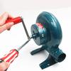 200 Вт Портативный воздуходув Ручной вентилятор Печь Инструмент с ручным приводом Используется для уличного воздуходува Железная шестерня Ручной гриль Розжигатель огня