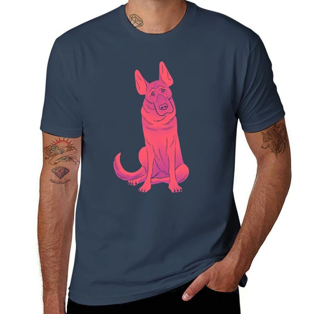 Vine Dog TShirt Fashion Simple Casual Tee Shirt