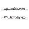 Авто Стайлинг 3D Металлический Логотип Quattro Накладка на Решетку Радиатора Значок Эмблема Наклейки Для Audi A3 A4 A5 A6 A7 A8 S3 S4 S5 S6 Q3 Q5 Q7 Аксессуары
