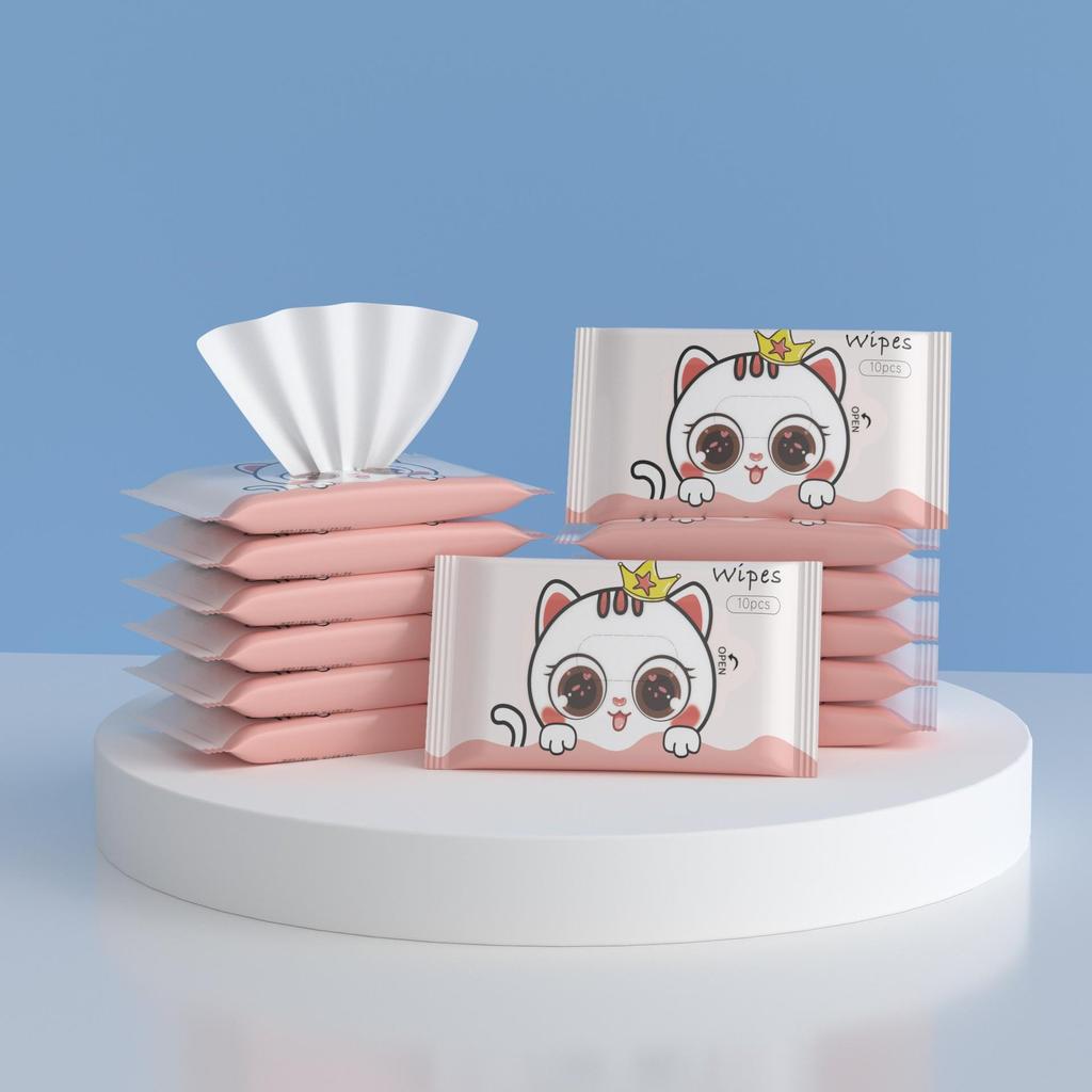 Infant Hand & Mouth Cotton Soft Wet Wipes - Gentle Clean for Baby