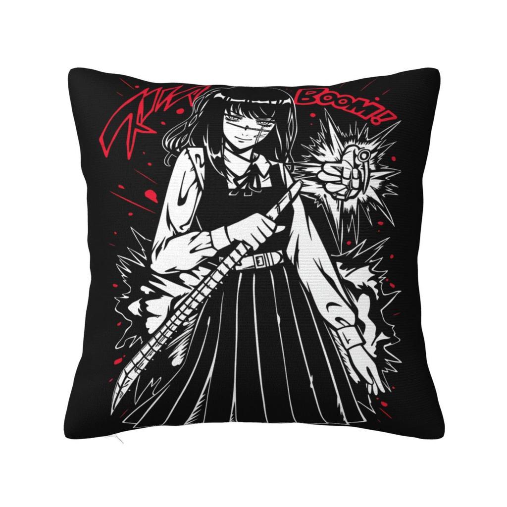 Yoru Chainsaw Man War Devil Pillow Covers Car Asa Mitaka Cushion Cover Cool Home Decoration Pillow Cover 40*40