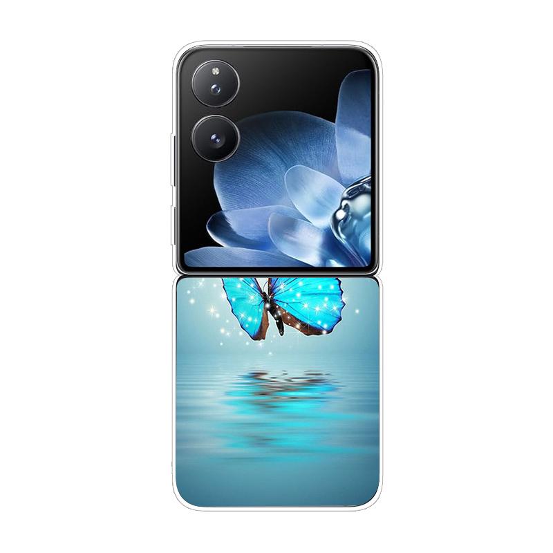 Твердая ПК-накладка для Xiaomi Mix Flip Противоударный чехол для телефона для Mi Mix Flip 5G Ультратонкая задняя прозрачная накладка MixFlip Чехол Coque Funda