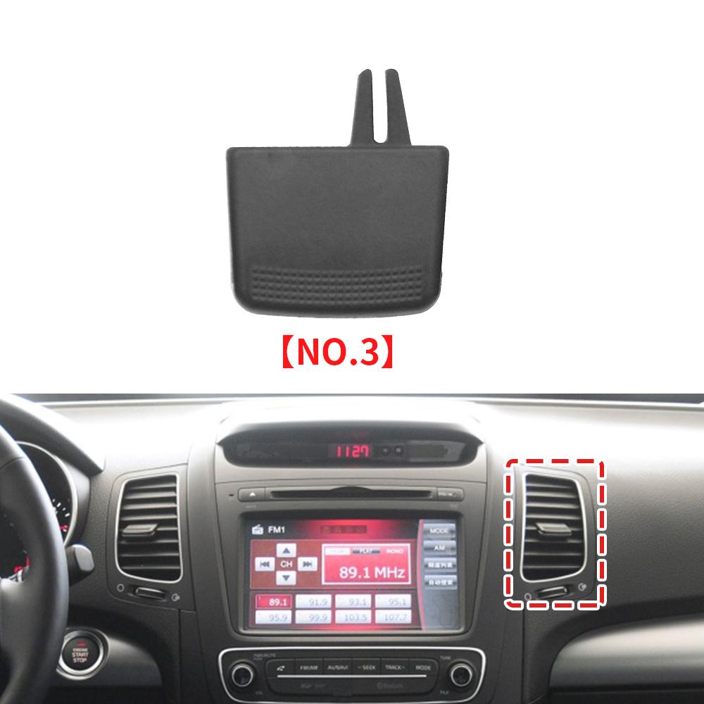 Автомобильный передний центральный воздуховод, вентиляционное сопло, выпускные клапаны для кондиционера автомобиля, насадка для кондиционера для Kia Sorento