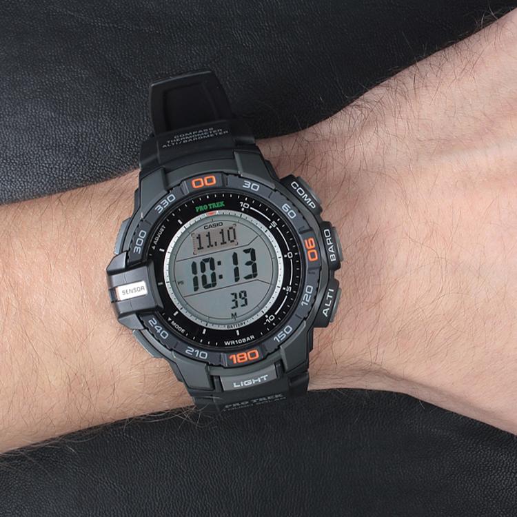 Casio Мужские часы PRO TREK Черные PRG-270-1 PRG-270-1