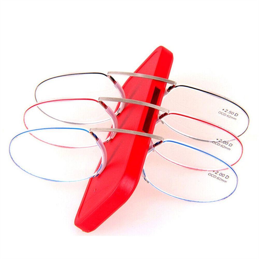 Ленивые очки, очки для чтения, зажим для носа, очки для дальнозоркости, мини-стойка для носа для мужчин и женщин