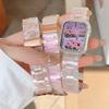 Смоляной браслет для Apple Watch Ultra 3 2 49мм 42мм 46мм 41 45мм 38мм 40 44мм Прозрачный ремешок для iwatch 11 10 9 7 8 6 SE
