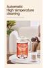 Мини-соеварка с двойным напряжением - Автоматическая машина с функцией измельчения для 3-4 порций, фильтр не требуется.
