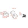 Bathroom Waterproof Suction Cup Silent Non-Ticking Battery Operated Wall Clock