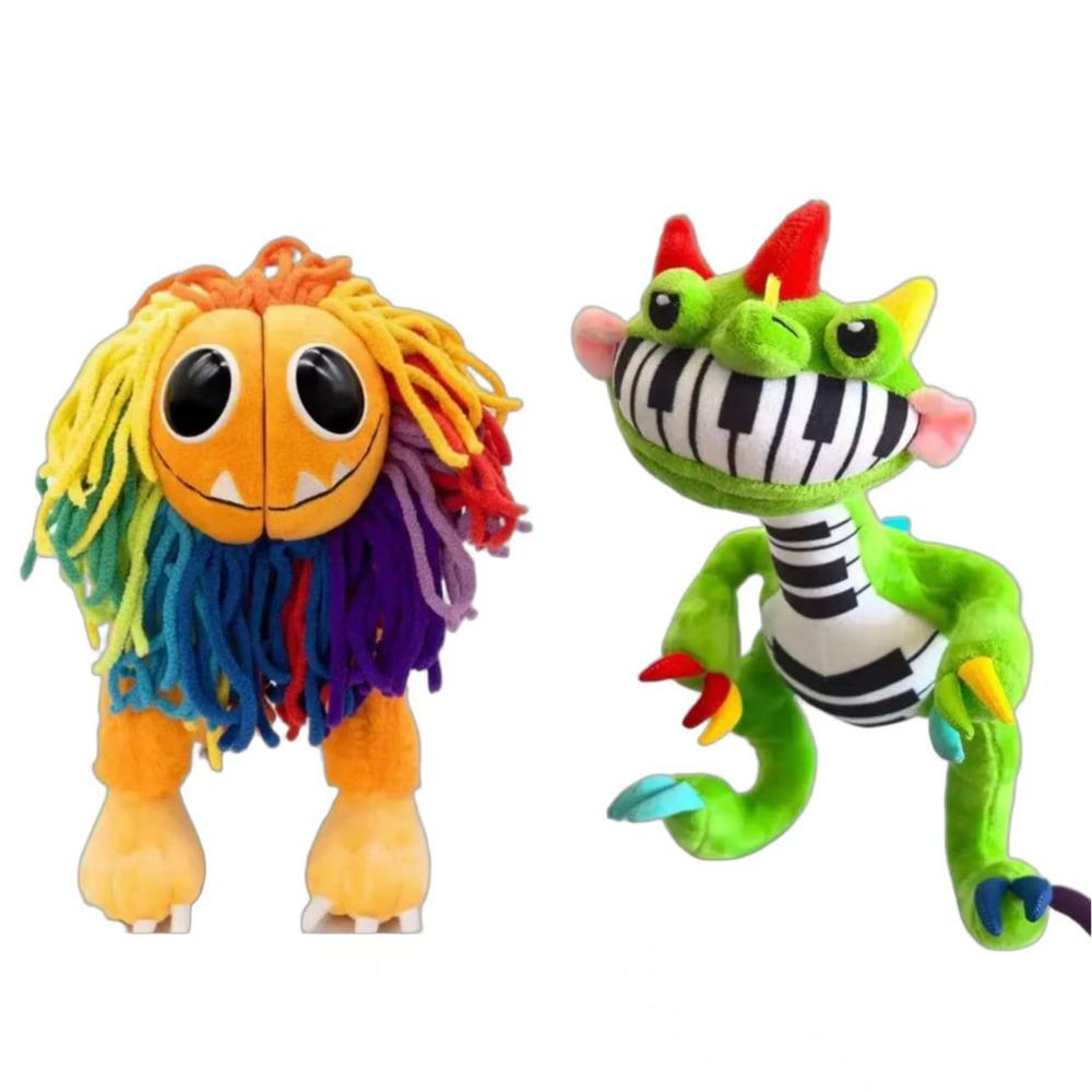 Yarnaby Plush Colorful Lion Plush Piano Dinosaur Plush Yarnaby Doll Birthday Gift Christmas Gift