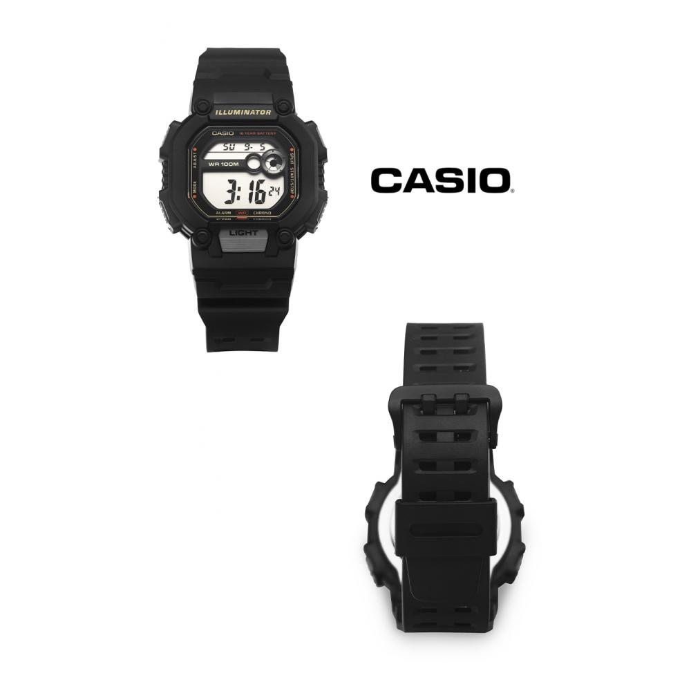 Casio W 737hx 1avdf  W 737hx 1a  Цифровые квадратные спортивные часы Soldier для мужчин из полиуретана