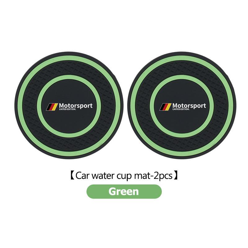 For BMW 2pcs Car Silicone Coaster Water Cup Anti-slip Pad Accessories X1 X3 X5 E39 E46 E90 F20 E60 F30 E36 F10 E87 E70 E91