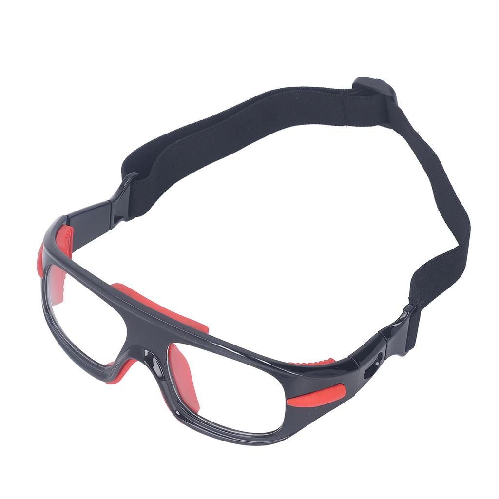 Basketball Sports Glasses Black PC Anti Collision Lightweight Myopic Frame with Lanyard Glasses Case Football Goggles