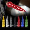4Pcs 45/60mm Tire Valve Stem Cover Spiked Design Dustproof Aluminum Alloy Bicycles Motorcycle Tire Valve Cover Car Supplies