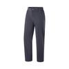 Breathable Solid Color Mid-Rise Straight Leg Casual Pants Men Bottoms Navy-Blue AKYV149-3
