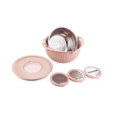 Дуршлаг из нержавеющей стали, многофункциональный кухонный инструмент для пищевых продуктов, 1 слот для дуршлага