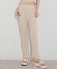UNUSUALNORMAL Damaged Knit Pants_Light Beige