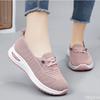 Flat Sports Women'S Shoes  Autumn New Shallow Mouth Mesh Lightweight Anti Slip One Foot Comfortable Vulcanized Single Shoe