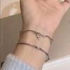 Fishtail Bracelet Female Mobius Ring Bracelet Ins Light Luxury Niche Design