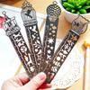 1pcs Hollow Bookmark Ruler Creative Beautiful Resistant Painting Drawing Ruler for Students To Learn School Campus Office Stationery