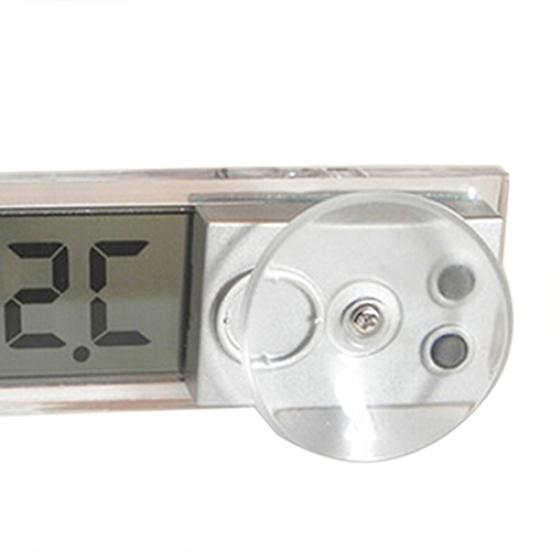 ЖК-цифровой измеритель температуры для использования в помещении и на открытом воздухе на присоске, автомобильный термометр