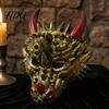 Реквизит для ролевых игр на Хэллоуин 3D Маска Дракона Мифическое Существо Пена Полное Лицо Comic Con Наряд Маскарадный Костюм для Косплея,