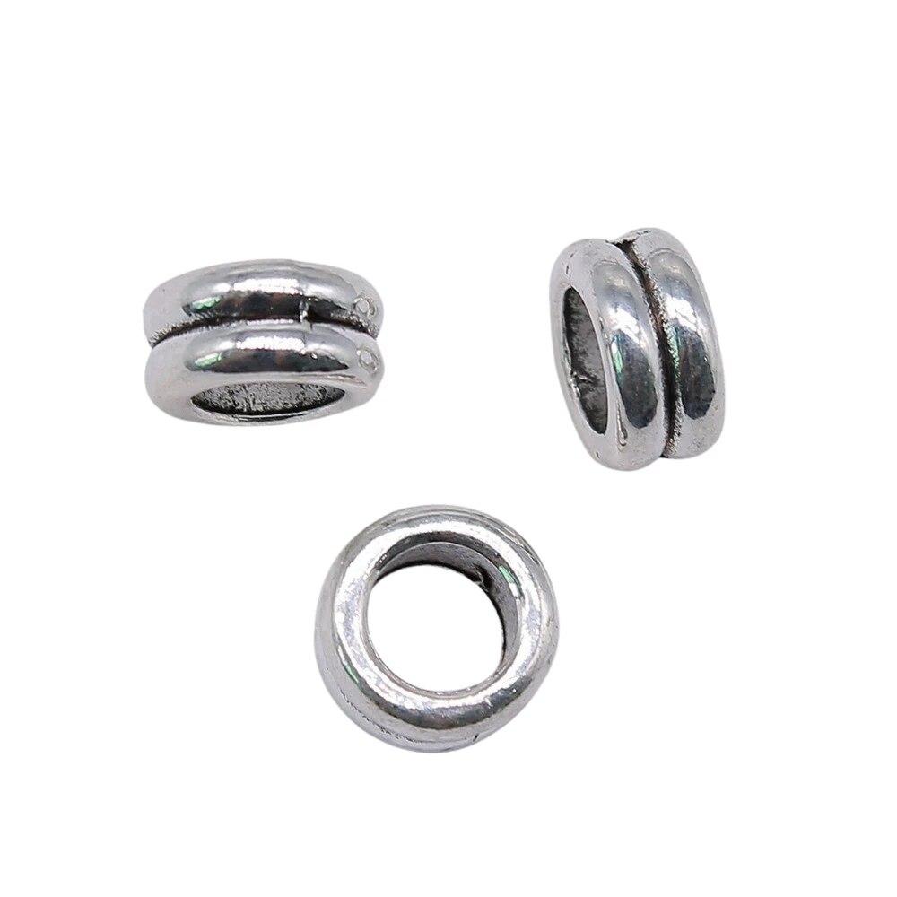 Бусины с большими отверстиями, свободные бусины-разделители, мужские аксессуары, украшения ручной работы для мужчин