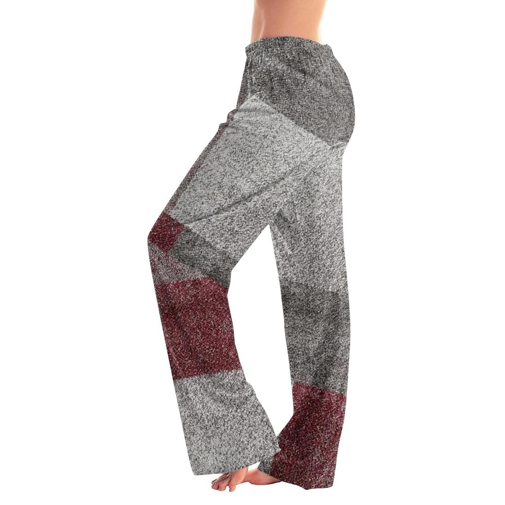 Women's Winter Soild Colored Pants, Full Length Pants, Sports Pants, Home Pants