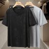 Большие размеры 5XL-13XL, свободная футболка для мужчин, летние топы, модная футболка с коротким рукавом, летняя мужская одежда